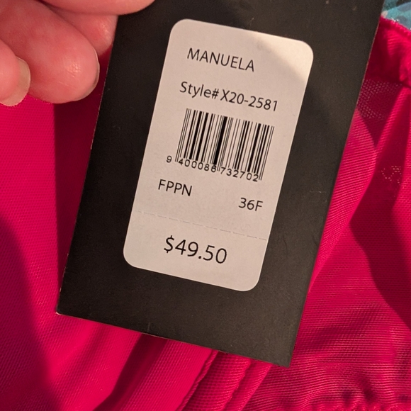 Frederick's of Hollywood Hot Pink Lace Bra - Picture 5 of 5